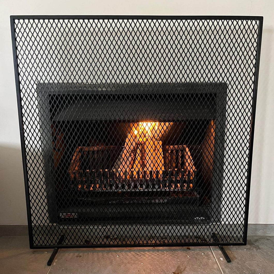 Fire place grid